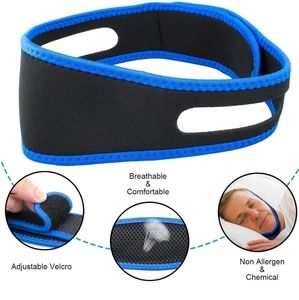Anti snoring chin strap